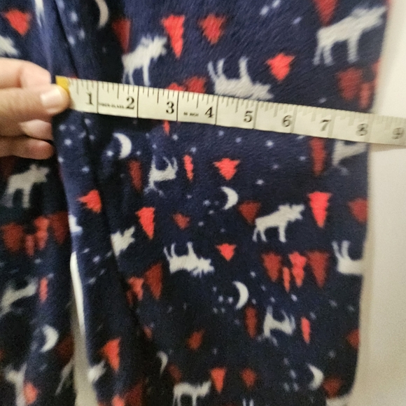 Eddie Bauer Pajamas Size M (10/12) Kids with Moose and trees. - Picture 7 of 10